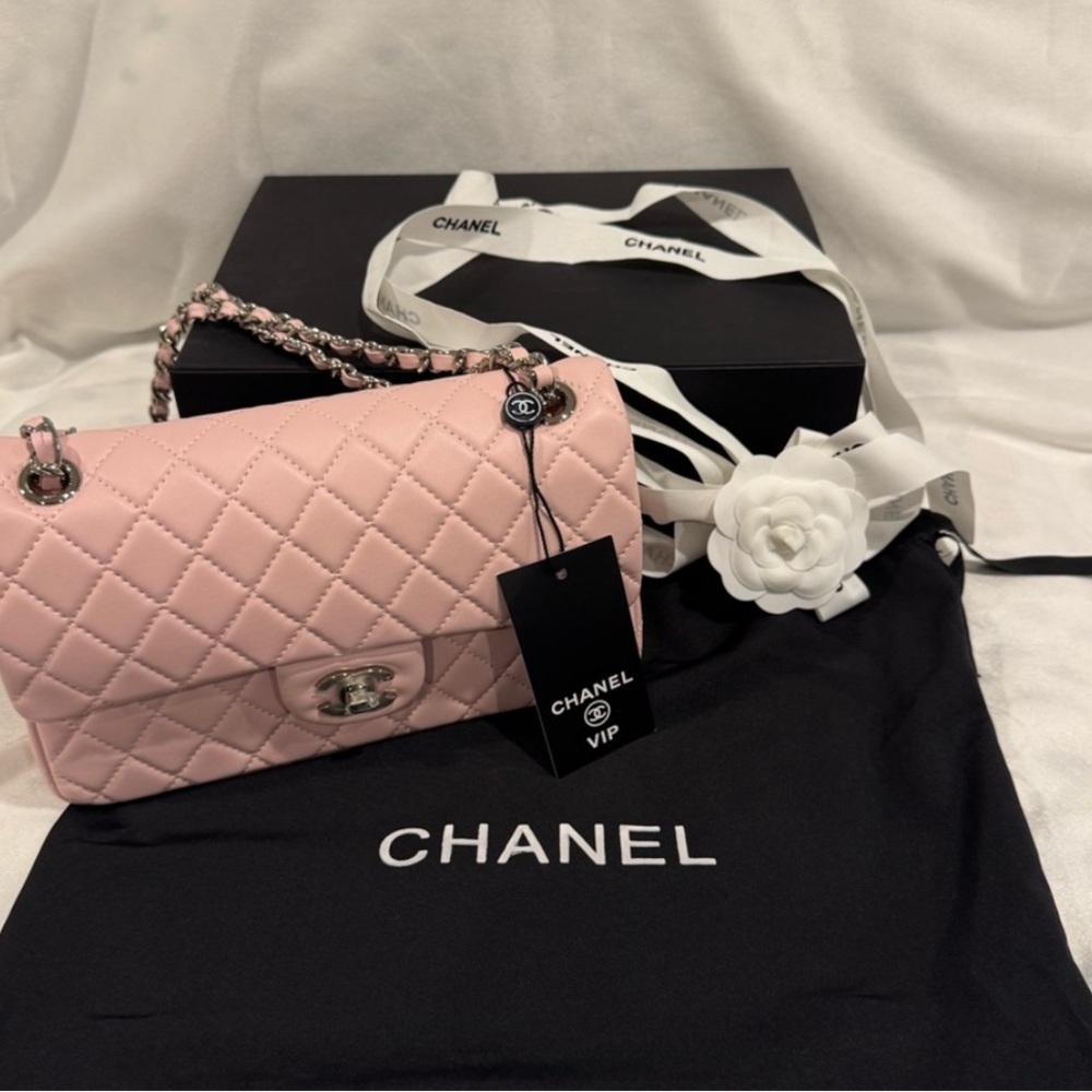 Pink Quilted Women Bag - Picture 9 of 10